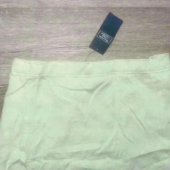 Abercrombie & fitch Linen Mini Skirt in Light greenNWT size XS - Picture 8 of 8